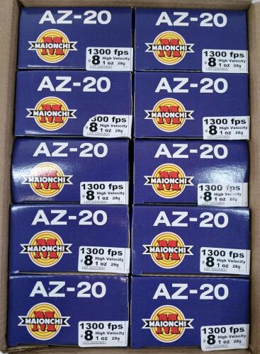 AMMO: 250X MAIONCHI 12GA - 2-3/4IN - NO. 8 SHOT