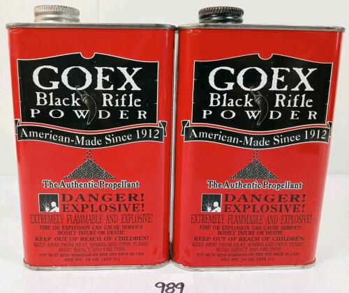 POWDER: 2LBS GOEX BLACK RIFLE POWDER - FG