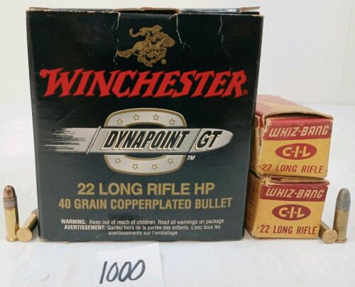 AMMO: APPROX 450X WINCHESTER & CIL .22LR