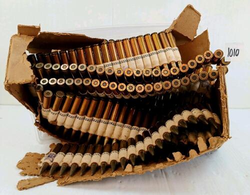 AMMO: 250X SWEDISH 8X63 SURPLUS MG W/ BELT