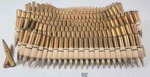 AMMO: APPROX 250X SWEDISH 8X63 SURPLUS MG W/ BELT
