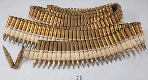 AMMO: APPROX 250X SWEDISH 8X63 SURPLUS MG W/ BELT