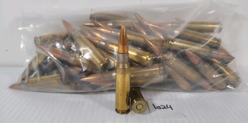 AMMO: 76X MILITARY ISSUE 7.62MM BALL RNDS