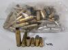 AMMO / BRASS: 50X FEDERAL AMERICAN EAGLE 10MM AUTO TARGET - 180GR - LEAD BULLET LIVE / 137X BRASS