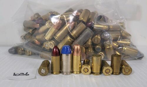 AMMO / BRASS: 120X MIXED 9MM LUGER - 124 & 147GR - RNFP & TMJ LIVE / 50X BRASS