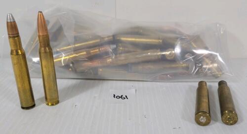 AMMO: 41X REMINGTON .30-06 SPRG LIVE / 10X BRASS - INCL RELOADS