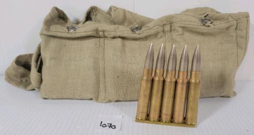 AMMO: 30X MILITARY ISSUE 8MM MAUSER