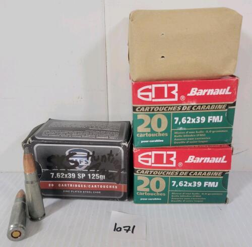 AMMO: 60X MIXED 7.62X39MM - 123GR - FMJ
