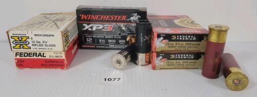 AMMO: 15X MIXED 12GA - 2 3/4IN - 300GR - SABOT SLUG