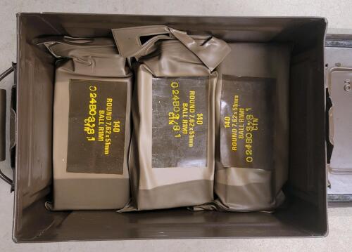 AMMO: 420X MILITARY 7.62X51MM BALL RNDS - SEALED