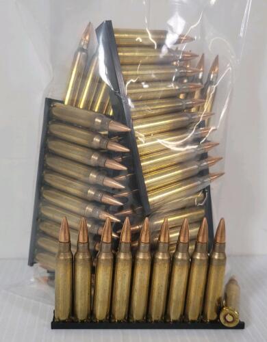 AMMO: 140X MILITARY ISSUE 5.56MM BALL W/ STRIPPER CLIPS