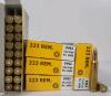 AMMO: 100X SELLIER & BELLOT .223 REM - 55GR - FMJ