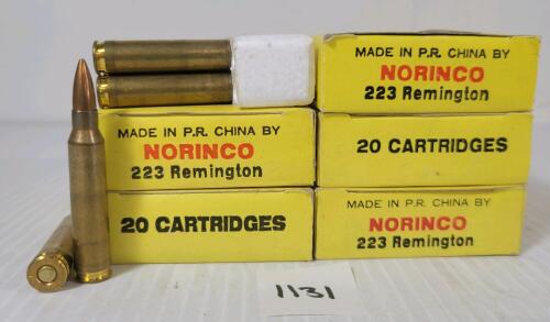 AMMO: 100X NORINCO .223 REM