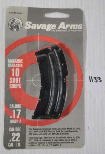 SAVAGE ARMS .17 MACH 2 / .22 LR MAGAZINE - 10 RND - SEALED