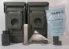 LOT OF 6 - AMMO BOXES, BANG MICULEK AR COMPENSATOR, ETC