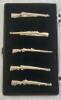 LOT OF 3 - ASIO ELEPHANT MAXIM GUN MODEL, MODEL FIREARM PINS & IV8888 FLASK - 2