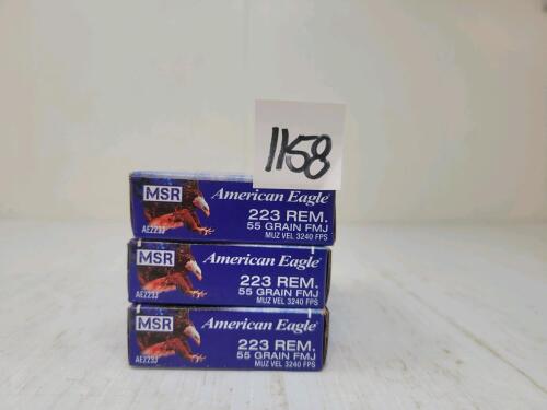 AMMO: 60X FEDERAL .223REM - 55GR